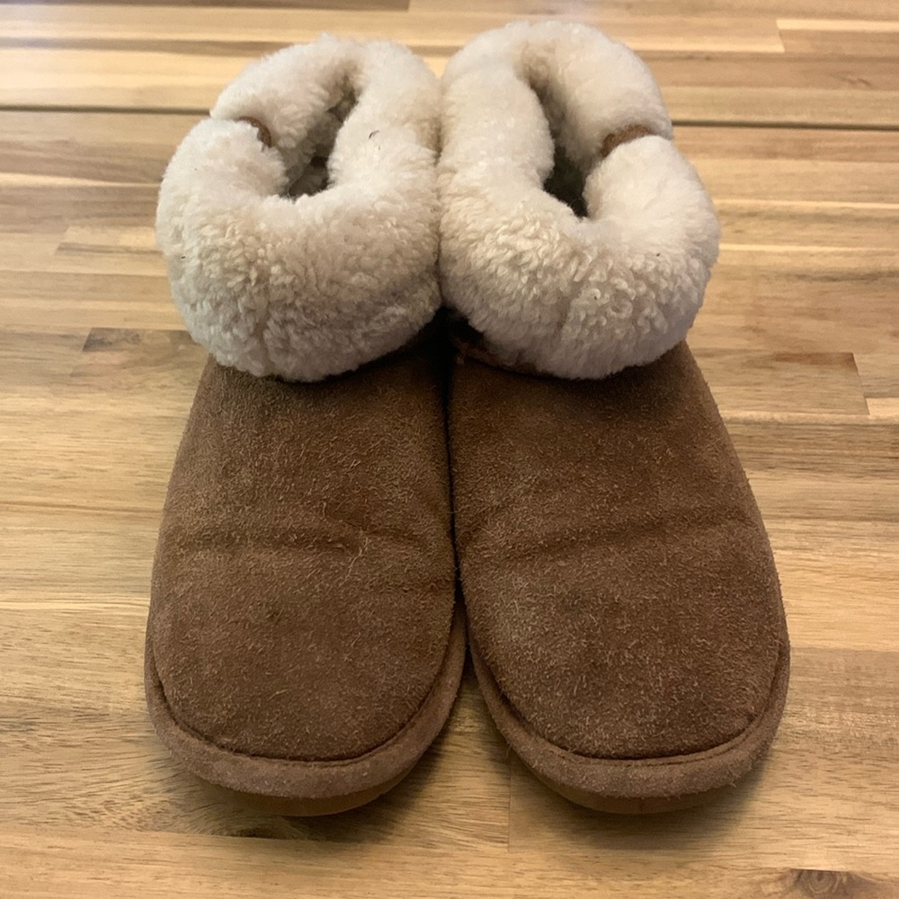 BearPaw Youth Fleece Lined Ankle Boots - Size 3